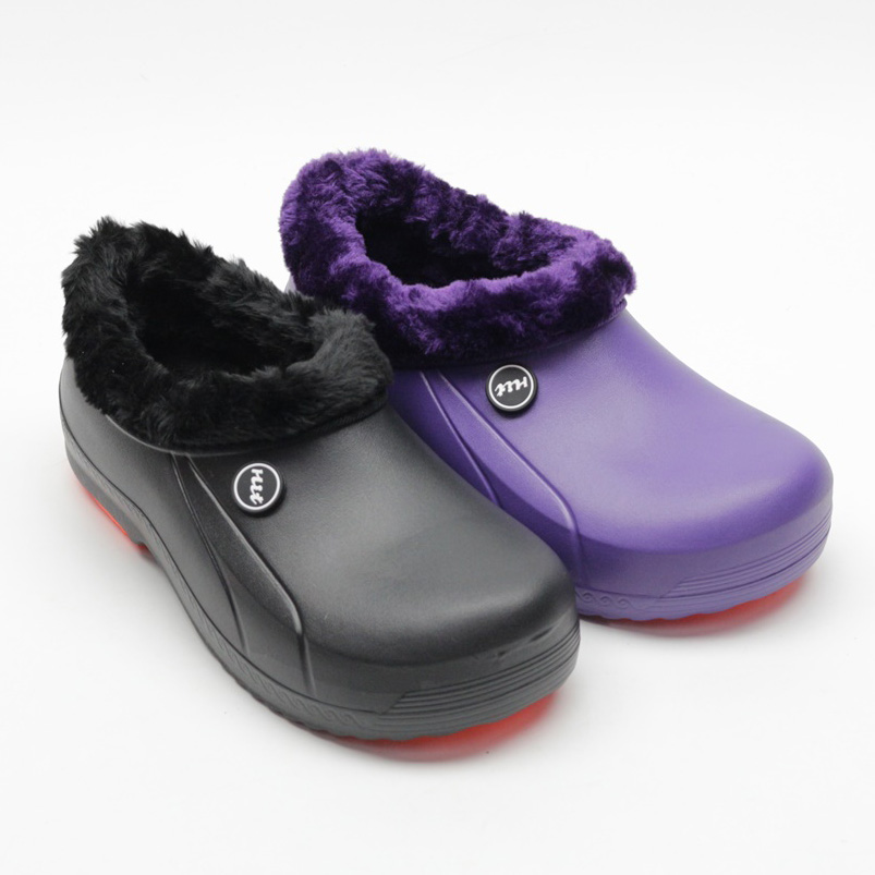 히트 여성 털 방한화 주방화 국내산 겨울 방수 신발