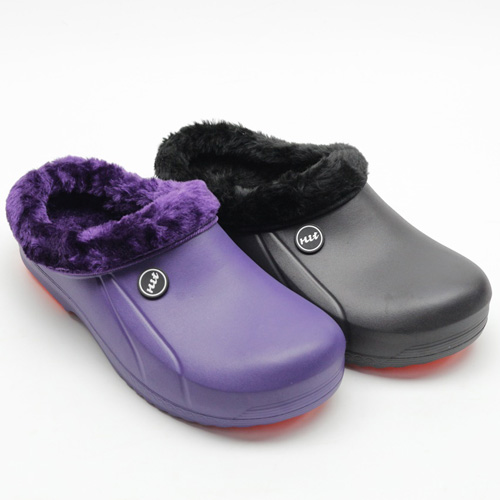 히트 여성 털 방한화 주방 슬리퍼  국내산 겨울 방수 신발
